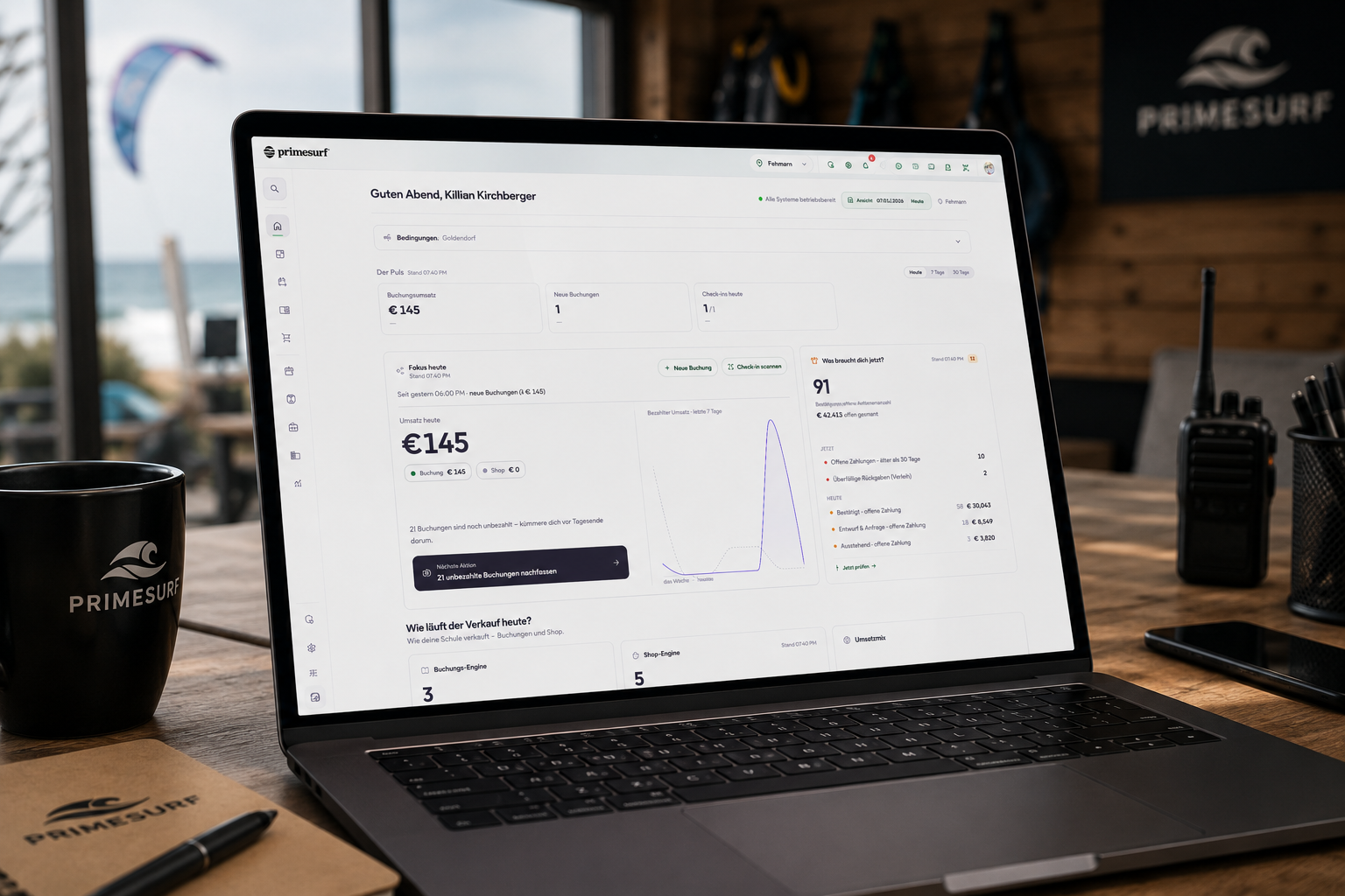 TIDEFORCE operations planning screen