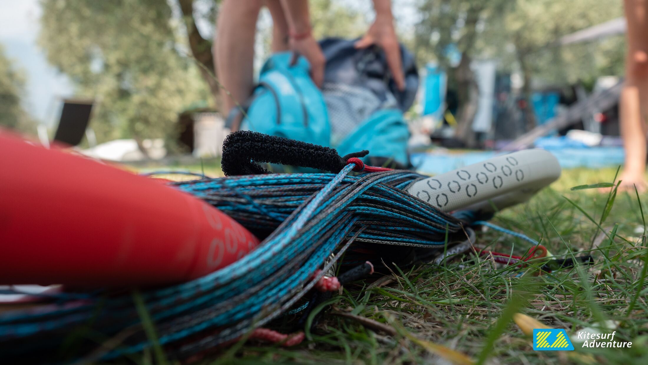 Outdoor sports rental equipment at the station
