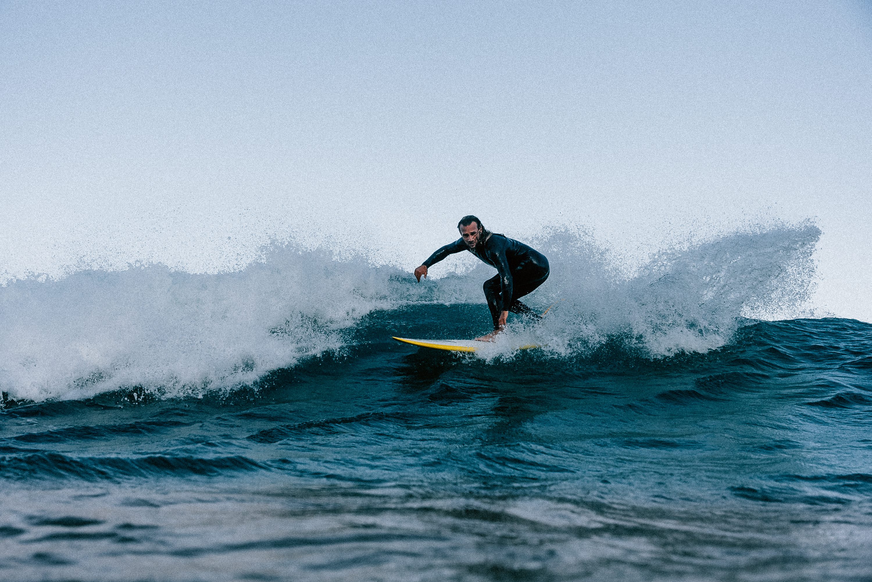 Surf school session at the beach